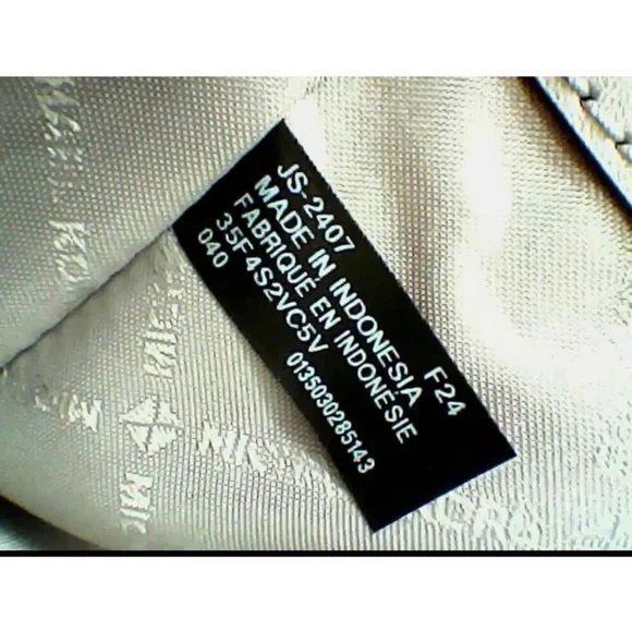 Michael Kors Vincent Crossbody White MK Signature Logo Silver/White - Picture 11 of 12